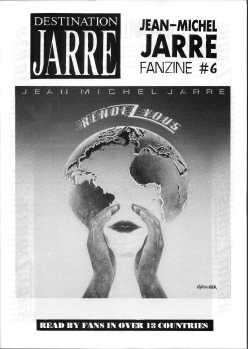 Destination Jarre fanzine issue 6 cover by Graham Needham